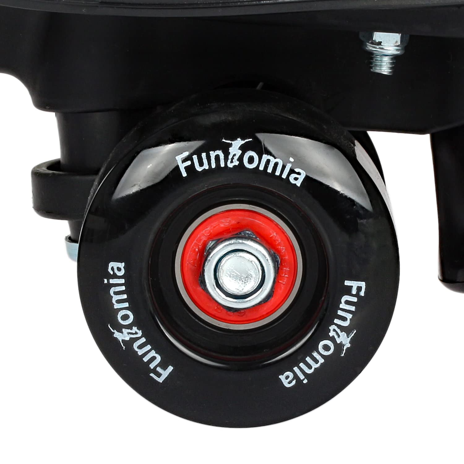 FunTomia - Patines 4 Ruedas de Discoteca en Tallas 30 a 44, para Interior y Exterior (36, Negro)