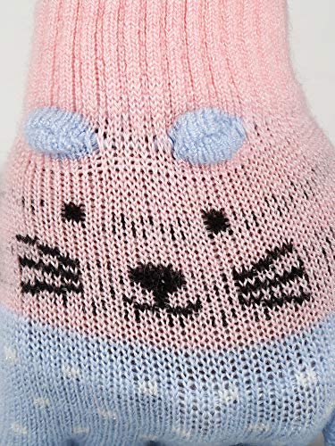 Image of FabSeasons Acrylic Woolen Winter Gloves for Girls & Boys, fits for 3-5 years