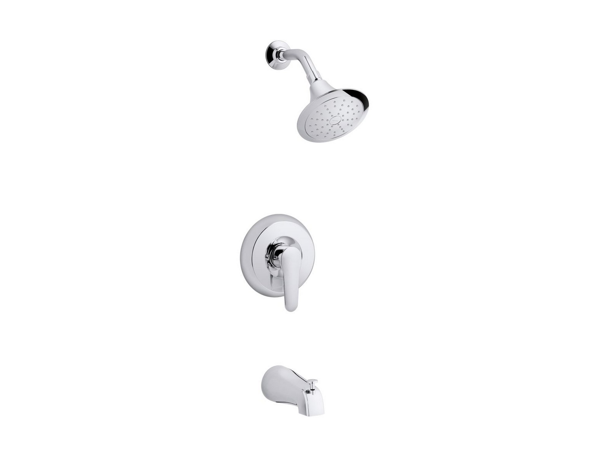 Kohler Rite-Temp garniture haut de gamme pour douche et baignoire au fini chrome