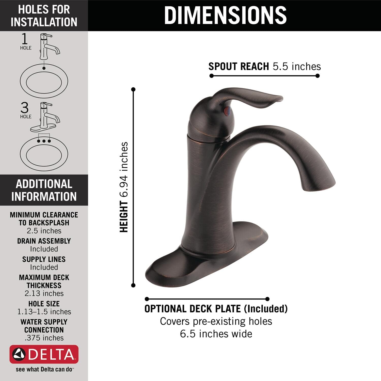 Frее Shірріng 🛒 Delta Faucet Lahara Bronze Bathroom Faucet, Single Hole Bathroom Faucet, Single Handle, Diamond Seal Technology, Metal Drain Assembly, Venetian Bronze 538-RBMPU-DST Flаѕh Sаlе Delta Faucet Lahara Bronze Bathroom Faucet, Single Hole Bathroom Faucet, Single Handle, Diamond Seal Technology, Metal Drain Assembly, Venetian Bronze 538-RBMPU-DST