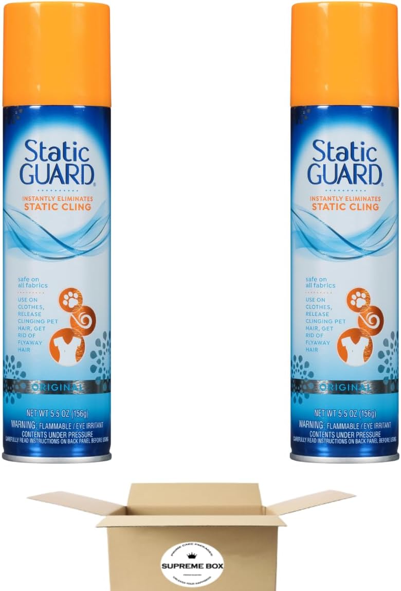 Static Guard Fresh Scent Spray 5.50 oz Pack of 2 (11 oz