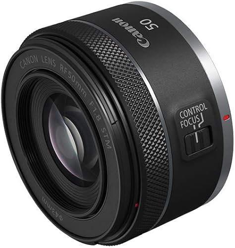 Miniatura 3 de Canon RF50mm F1.8 STM para cámaras Canon de montaje RF sin espejo de marco completo EOS R, EOS RP, EOS R5, EOS R6 (4515C002) (renovado) negro
