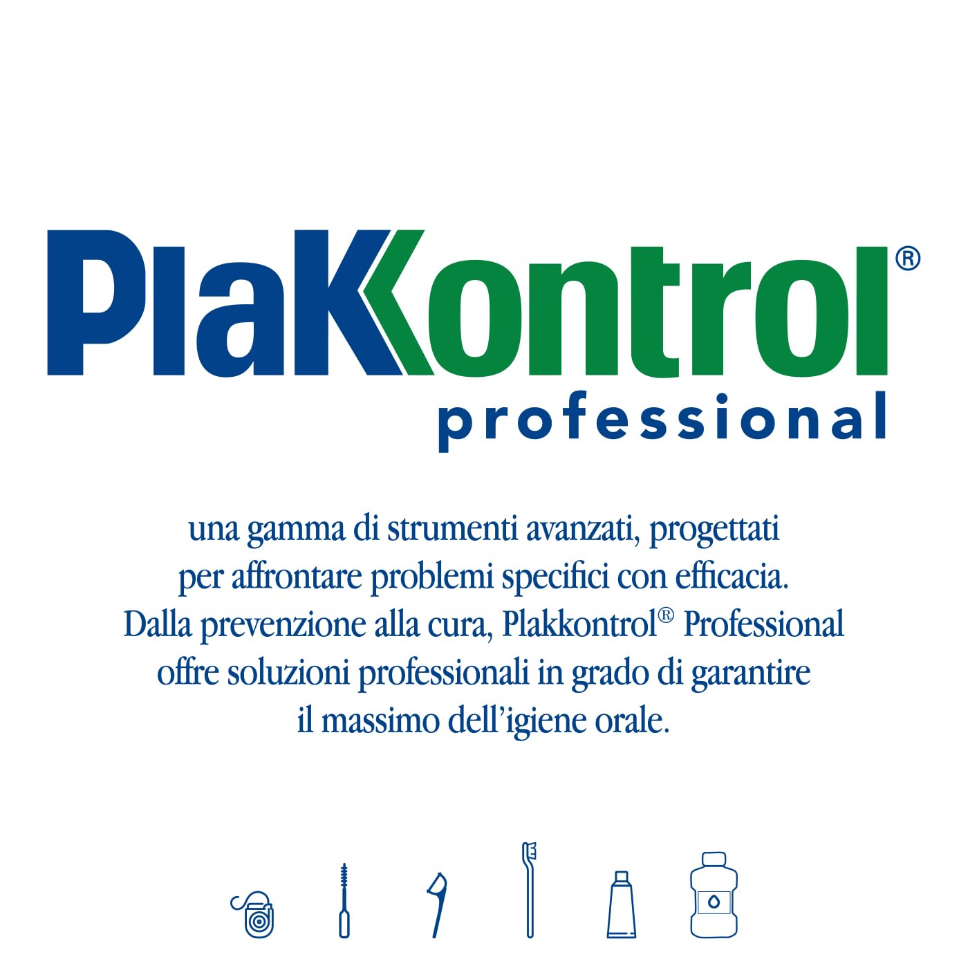 Plakkontrol® scovolini per l'igiene dentale con manico intercambiabile - 0,7 mm, conf. 10 pz, peso confezione: ℮ 14 g