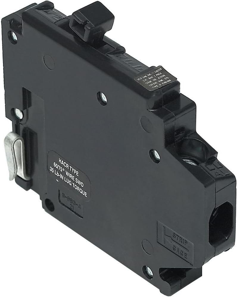 UBITBA115L-New Challenger MH115-L Type A Replacement. One Pole 15 Amp Left Clip Circuit Breaker Manufactured by Connecticut Electric.