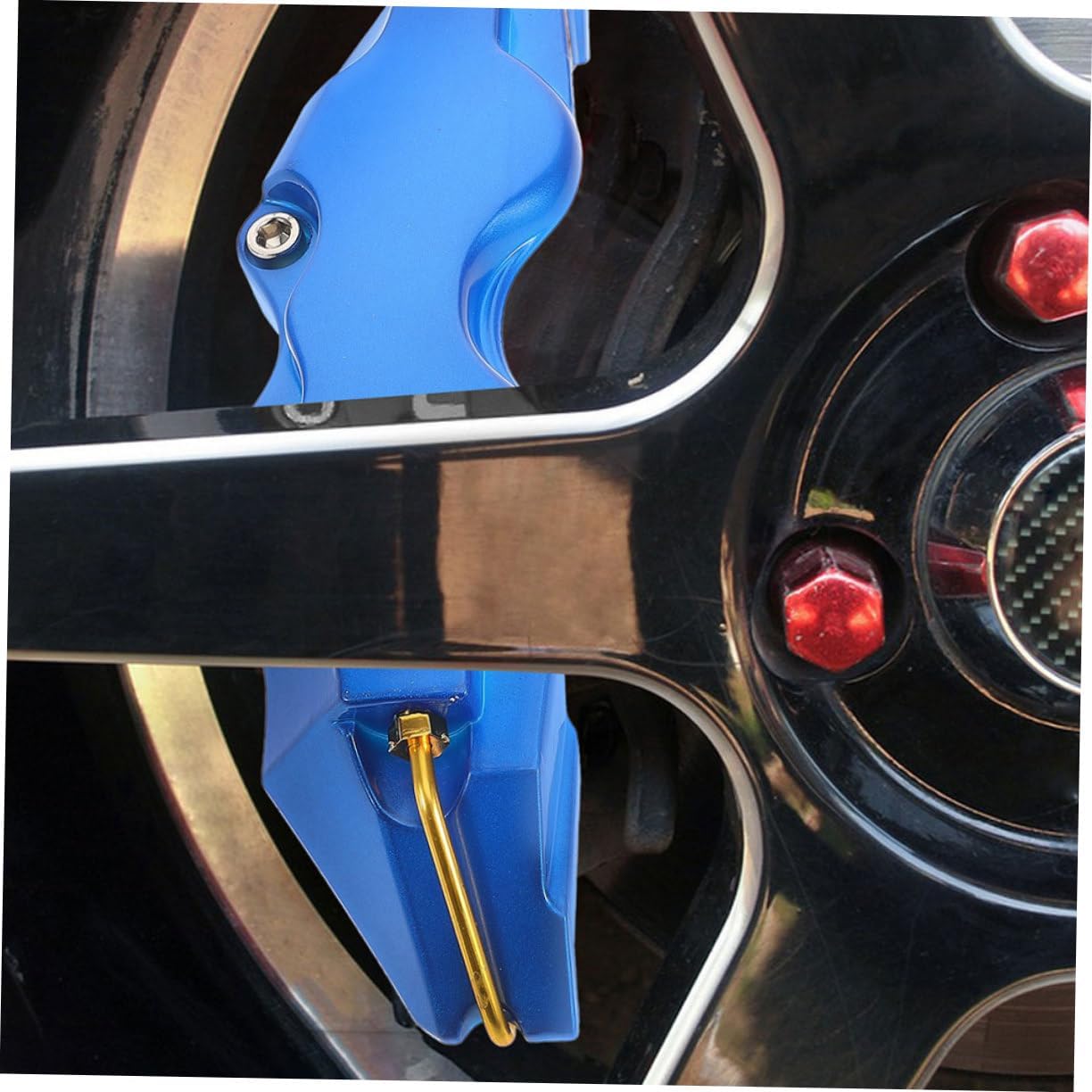 Cabilock 1pair Brake Caliper Cover Stylish Automotive Accessory for Wheel Hub Fit Easy Installation Car Aesthetics