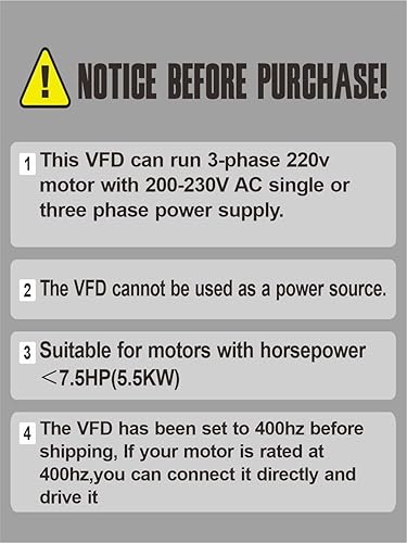 Miniatura 4 de Huanyang serie HY  Variador de frecuencia (VFD) de 220 V, 1 a 3 fase de entradas, CNC, VFD, inversor de accionamiento del motor, convertidor para