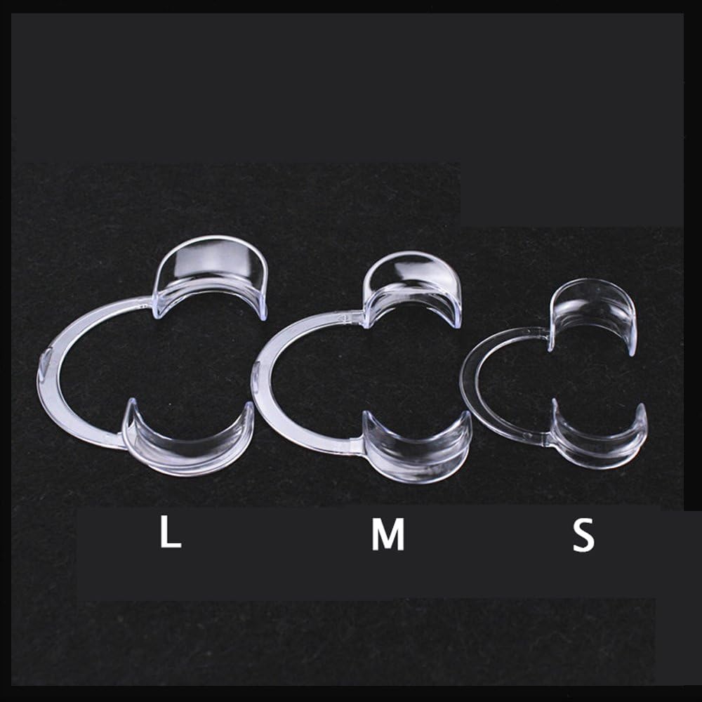 Écarteur De Joues Dentaire Noir Forme En C - Professionnel - Pour Maintien De L'ouverture Buccale