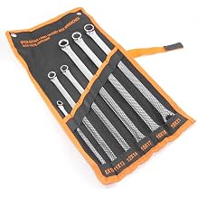 6 Pcs Extra Long Double Ring Box End Spanner Aviation Wrench Set Strong Power Less Effort Metric 8mm-21mm