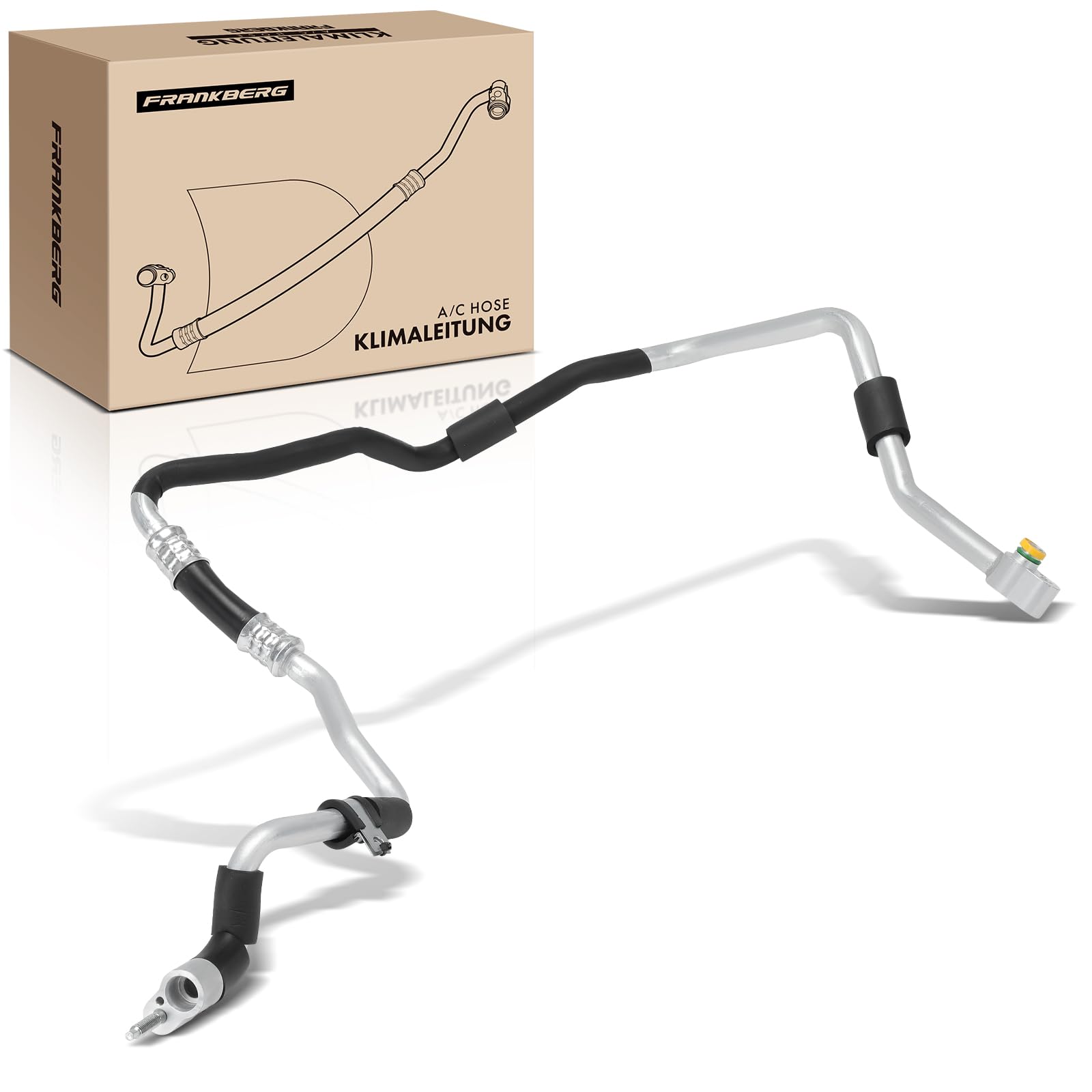 Frankberg Klimaleitung Klimaschlauch Kompatibel mit Q7 4LB 3.0L-4.2L 2006-2015 C.a.y.e.n.n.e 9PA 3.0L-4.8L 2002-2010 T.o.u.a.r.e.g 7L6 7L7 7LA 2.5L-4.2L 2002-2010 Replace# 7L6820017D
