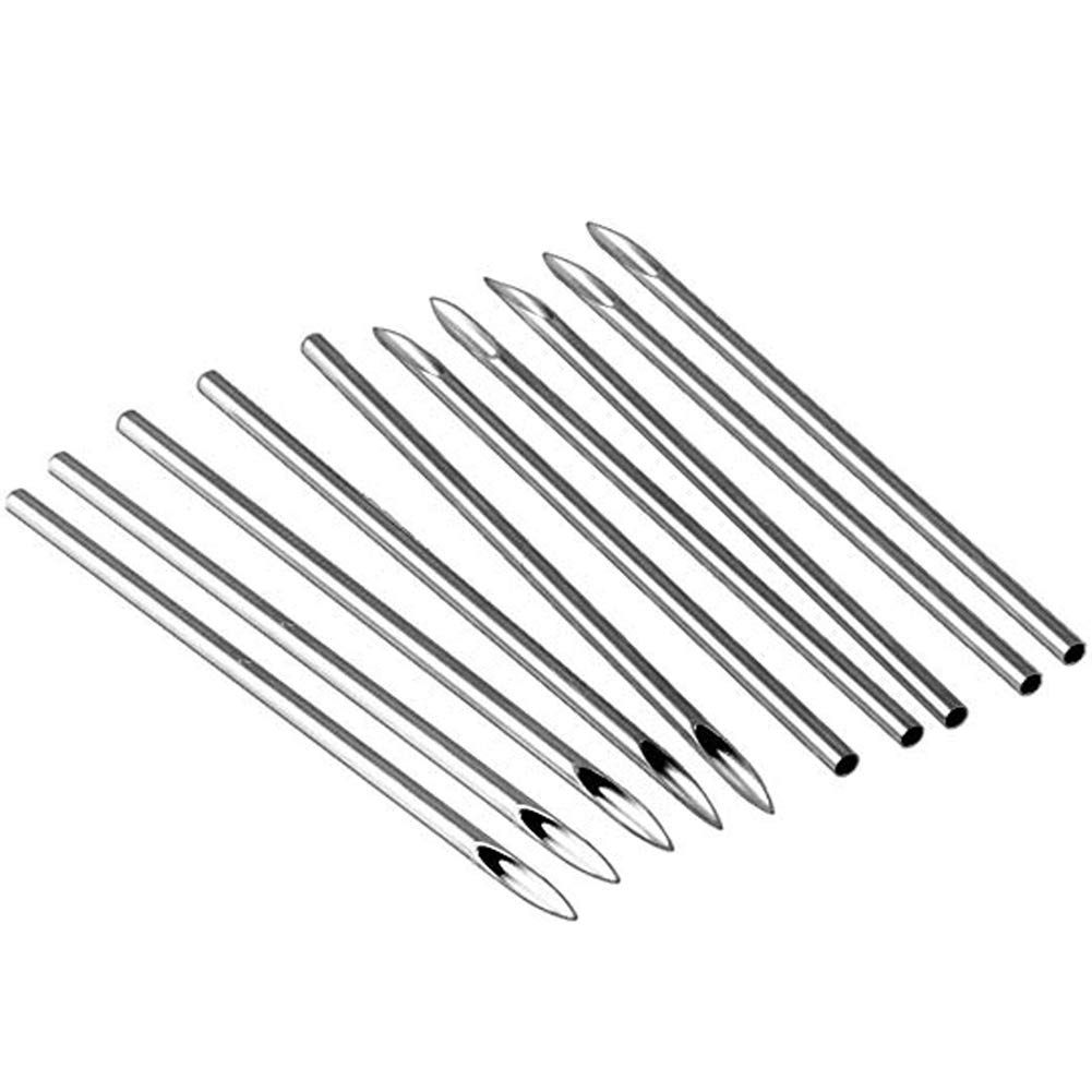 15G 10 PCS Body Piercing Needles, Body Ear Navel Nose Lip Nipple Piercing Needles, Ear Nose Piercing Needles, Tattoo Body Piercing Needles Tool-image-0
