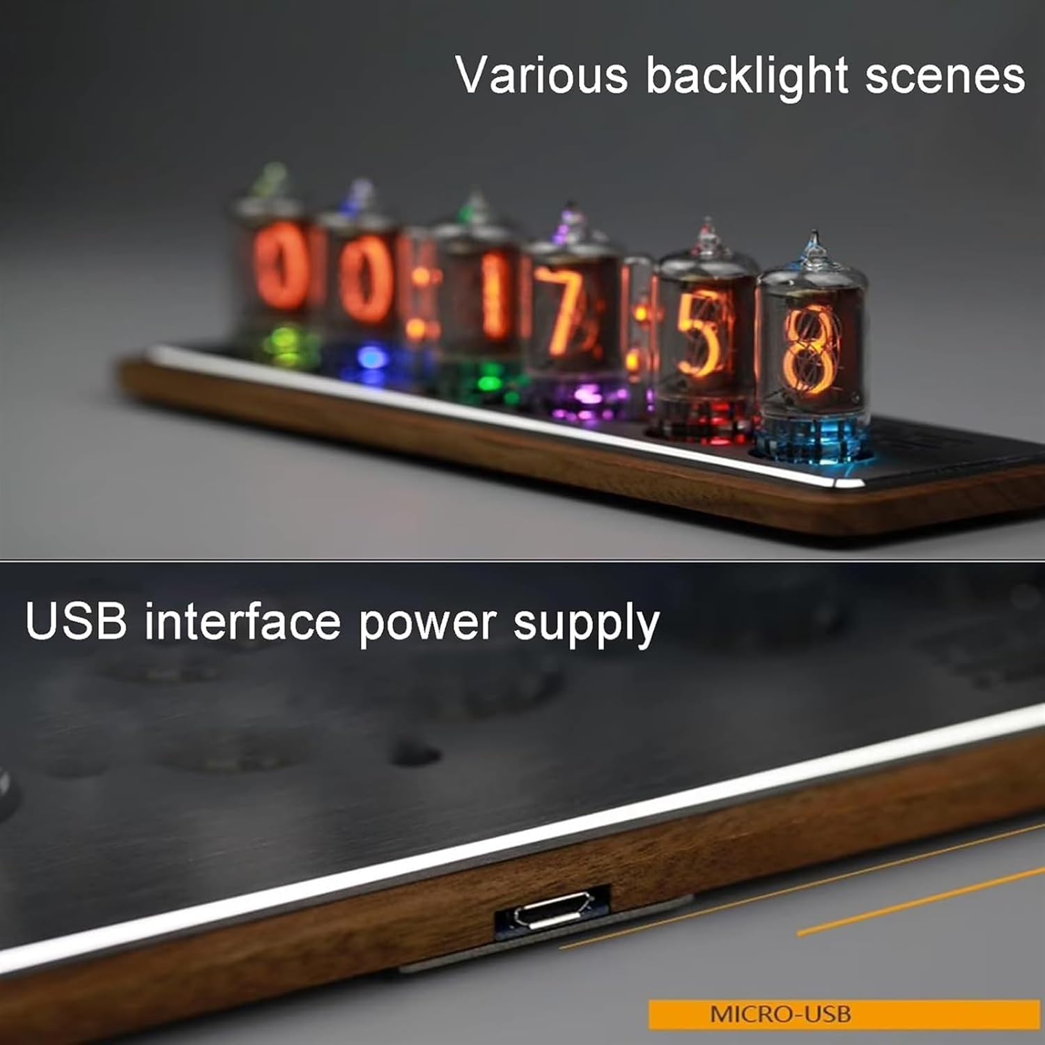 Roisin ビットコイン株式ティッカーモニターデジタルディスプレイクロック天気温度湿度個人化された画像再生 spot | GH-CLAED-GY |  GREEN HOUSE グリーンハウス Roisin ビットコイン株式ティッカーモニターデジタルディスプレイクロック天気温度湿度個人化された画像再生