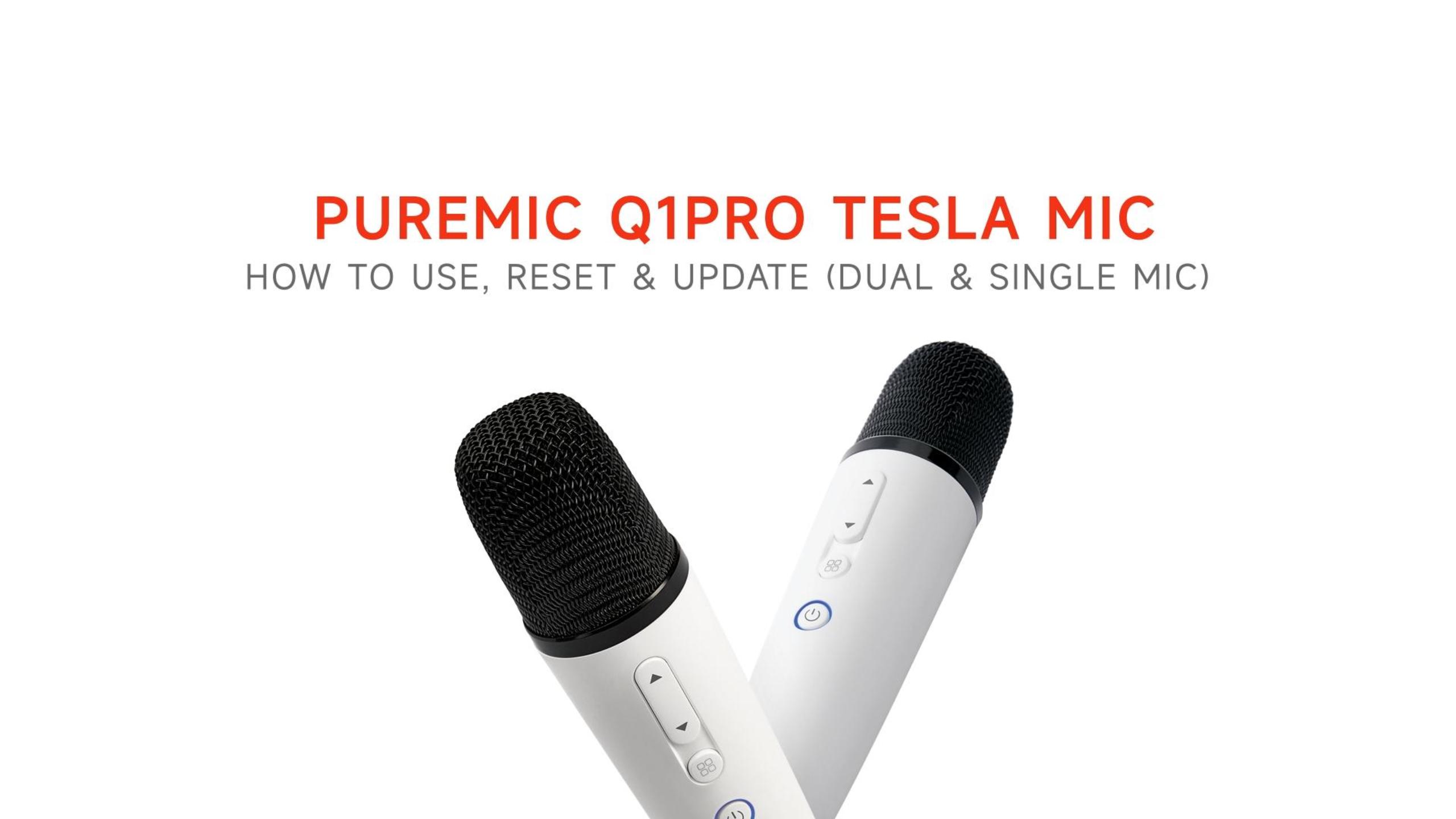 Amazon.com: PUREMIC Tesla Karaoke Microphone for Tesla with