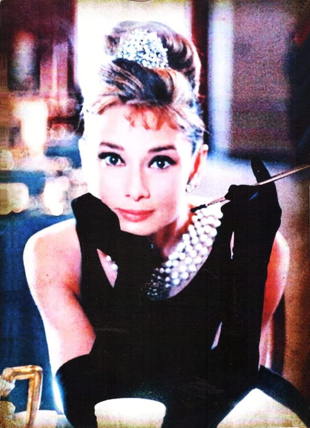 KUSTOM ART Magnet Series Famous Actors Hollywood Audrey Hepburn Vintage Style Collectible Wood Print 10x6cm