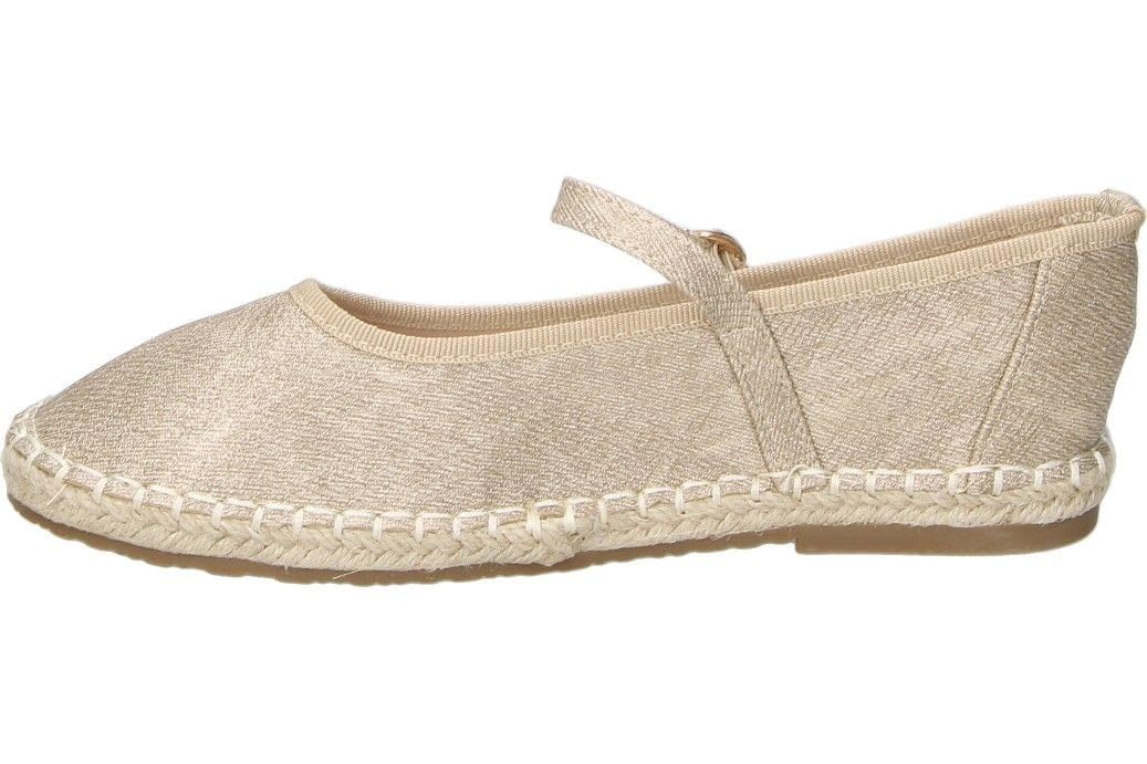 Alpargatas Niña con Brillos y Cierre de Hebilla Zapatos Elegante Fiesta 9036