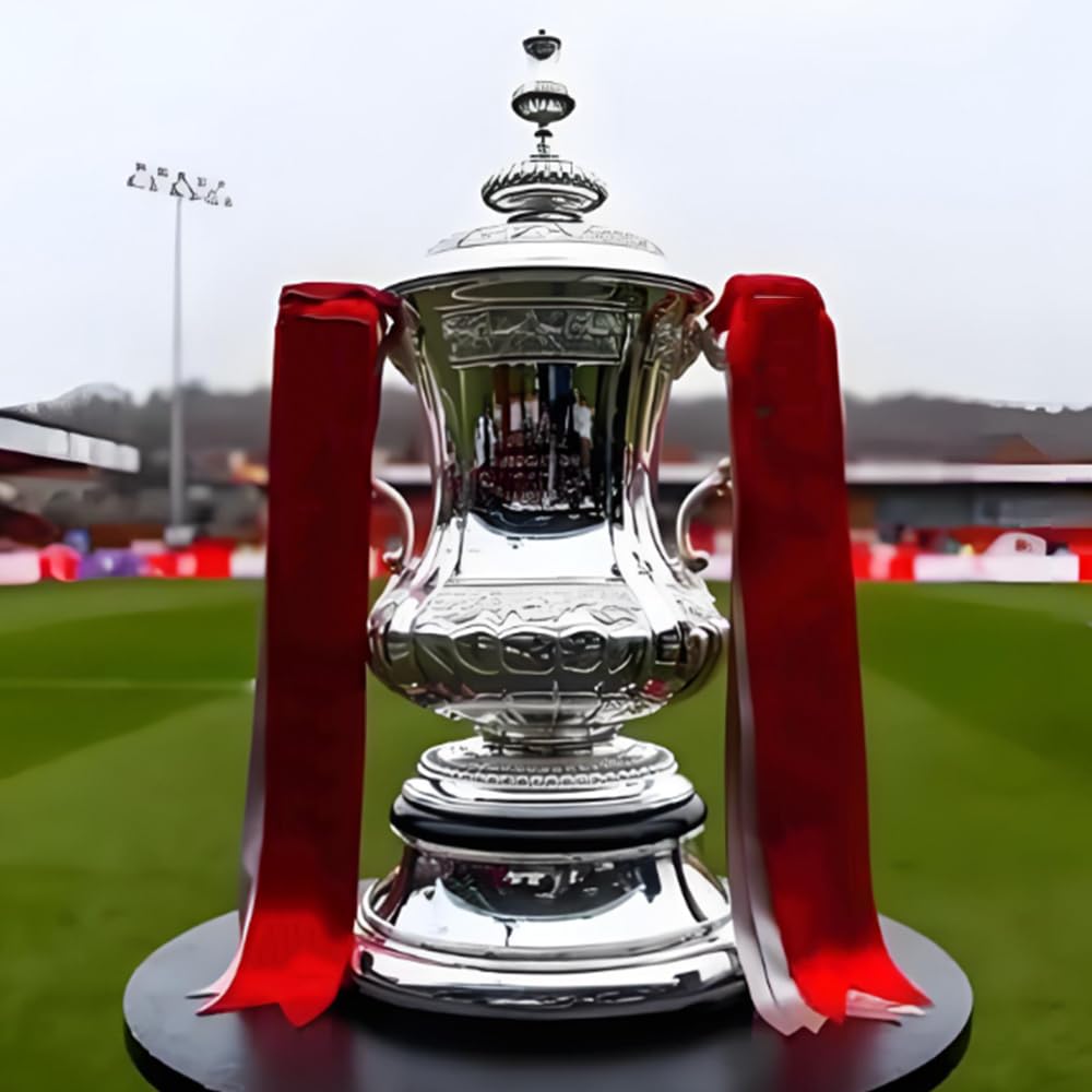 FA Cup Champions Trofeo Replica Football League Trofei Home Table Decor Fan Regali