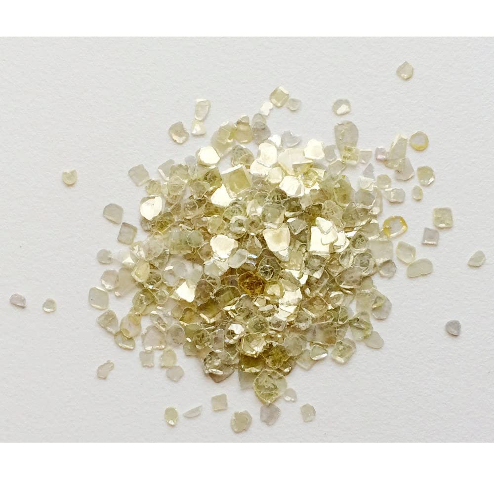 Plasterki diamentu o średnicy 3–5 mm, plastry żółtego diamentu, dowolne nieoszlifowane plastry diamentu na biżuterię, surowy diament (opcja od 0,5 ct do 2 ct), 3 MM–5 MM