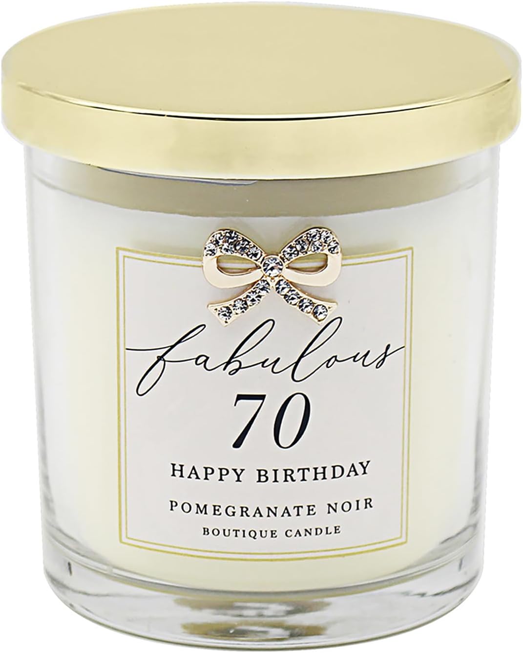 Lesser & PaveyScented Happy Birthday Candles | Lovely Fragrance Boutique Candle for Celebration | Aromatherapy 70th Birthday Candles for Home and Gift - Madelaine by Hearts Design