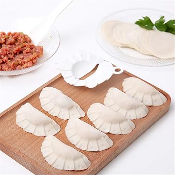 8 Pcs Ravioli Dumpling Maker Set Manual Meat Pierogi Press Mould - Pie Dough Pastry Press Wrapper Cutter Mold Tool Accessories Kit for Home Kitchen Cooking #12
