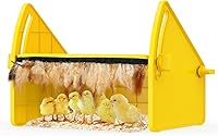 Vista 8 de Plato de incubadora de calefacción de temperatura ajustable de 3 niveles para patitos de pollitos, casa de cría para mantener las aves de corral