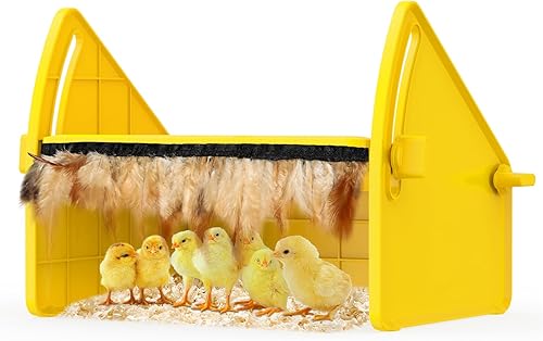 Miniatura 8 de Plato de incubadora de calefacción de temperatura ajustable de 3 niveles para patitos de pollitos, casa de cría para mantener las aves de corral