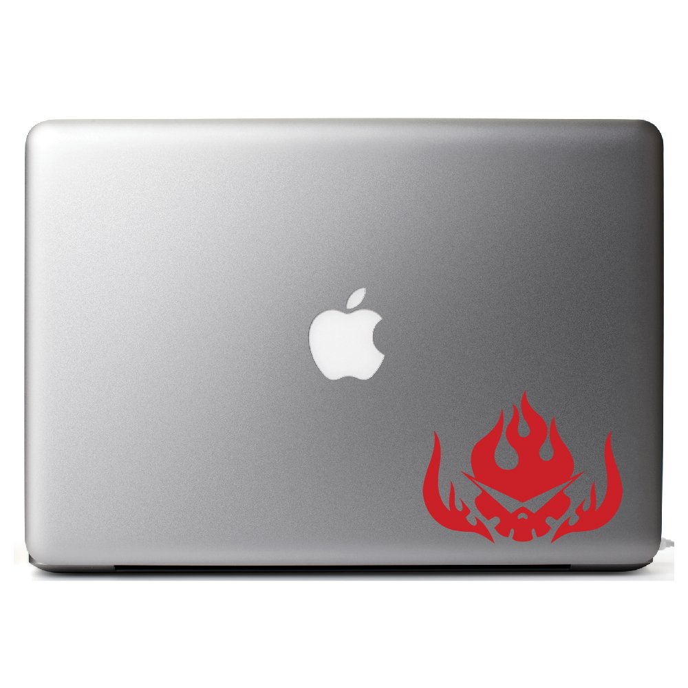 Yoonek Graphics Gurren Lagann Decal Sticker for for Car Window, Laptop, Motorcycle, Walls, Mirror and More.. SKU: 480 (Red)