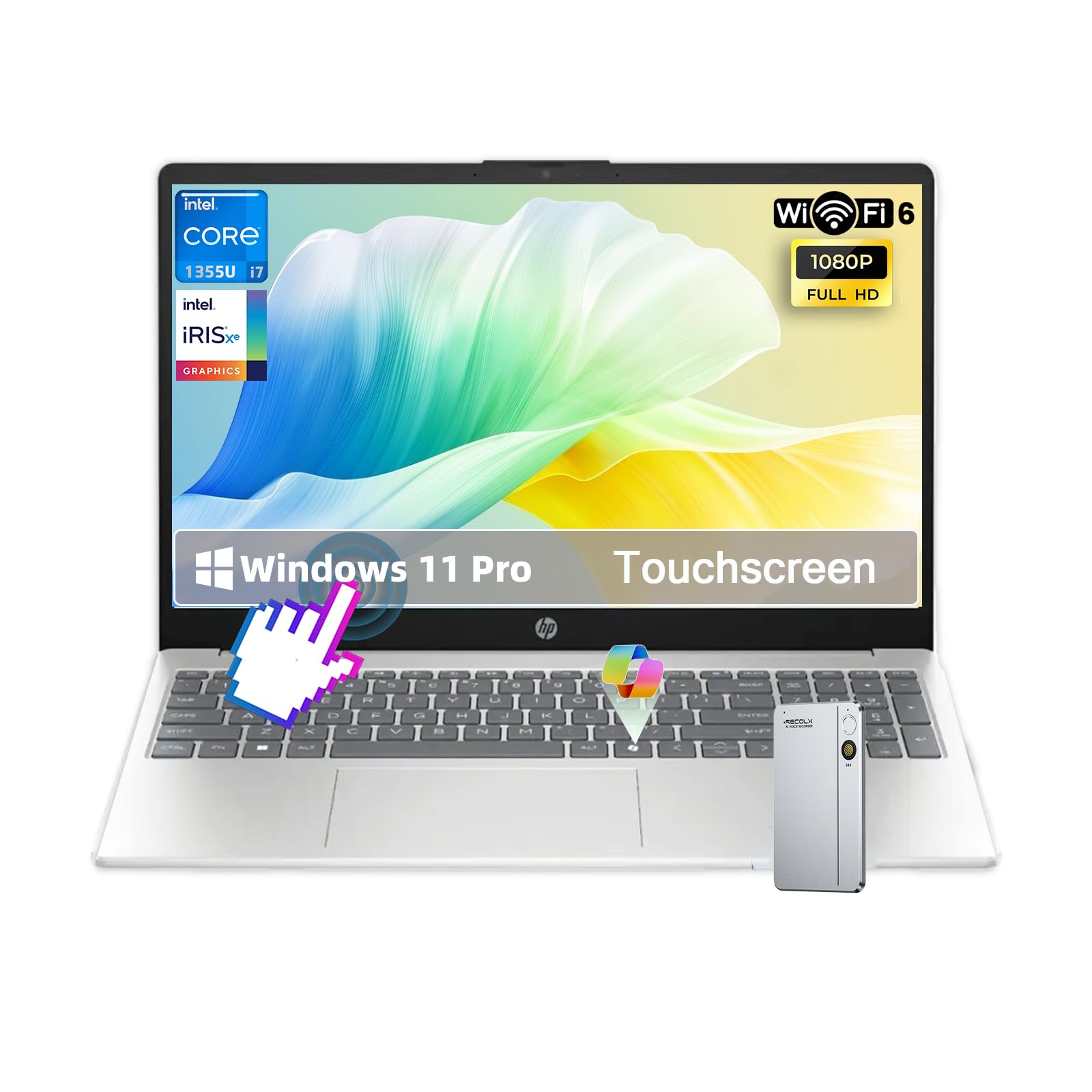 HP 15.6 Touch