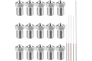 15 PCS M6 3D Printer Nozzles For ANet A8 Printers