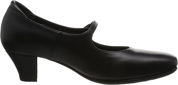 Amazon | [アシックスウォーキング] ストラップパンプス スクエアトゥ ヒール4.5cm 4E 天然皮革 ペダラ WP463K レディース |  asics walking(アシックスウォーキング) | パンプス