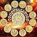 12 Constellation Challenge Coin,Aries/Taurus/Gemini/Cancer/Leo/Virgo/Libra/Scorpio/Sagittarius/Capricorn/Aquarius/Pisces Gold Plated Coin Collection