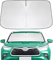 Vista 10 de Parasol para parabrisas compatible con Ford Bronco 2026 2025 2024 2023 2022 2021, protector de visera plegable que bloquea los rayos UV, parasol