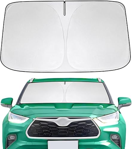 Miniatura 10 de Parasol para parabrisas compatible con Ford Bronco 2026 2025 2024 2023 2022 2021, protector de visera plegable que bloquea los rayos UV, parasol