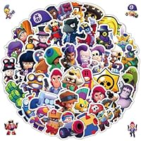 50 Piezas Cartoon Pegatinas Infantiles, Impermeables de Vinilo,