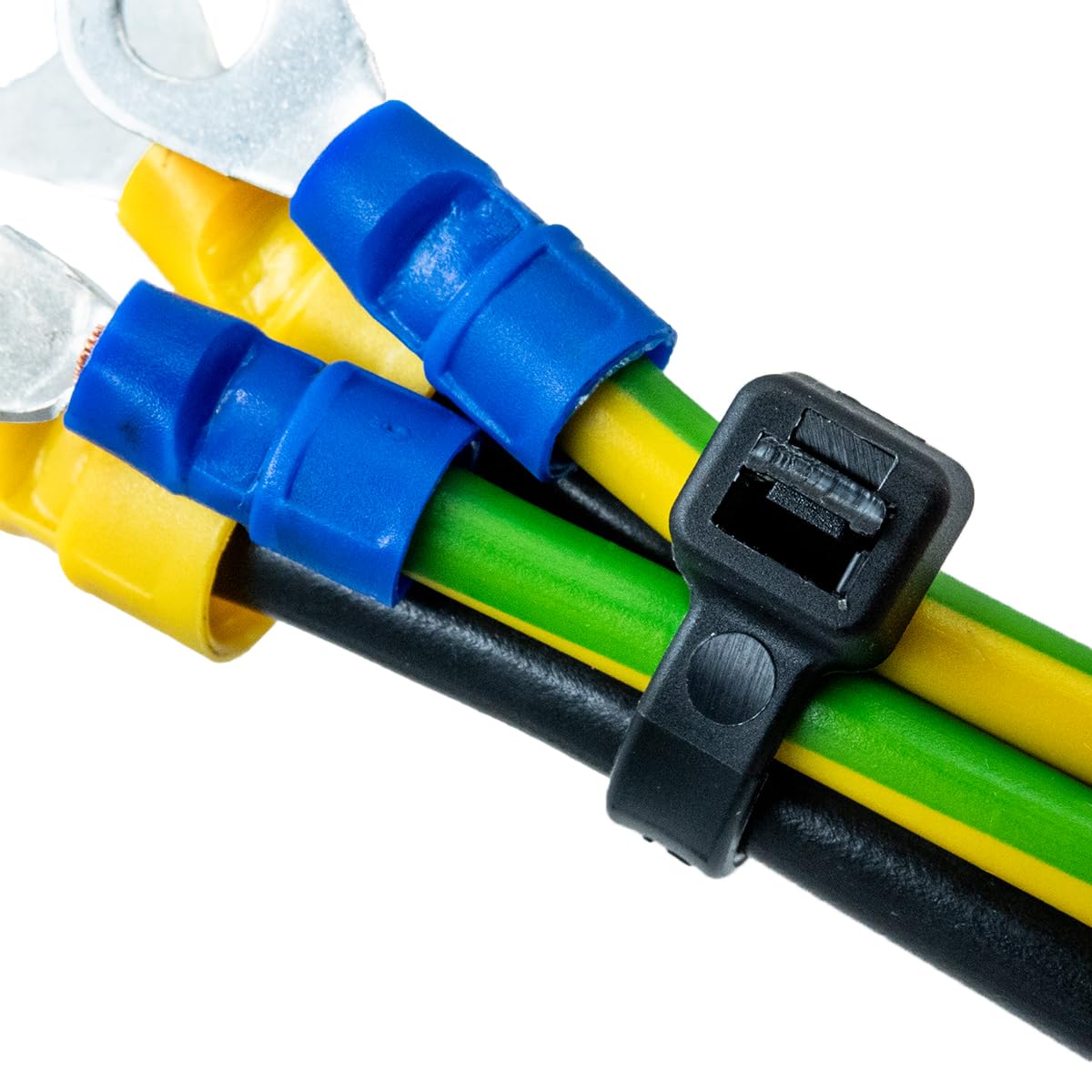 ERKO Bridas Plastico Negro UV 80 x 2,5 mm 100 unidades soporte para cables, Pequeño, Resistente a temperatura, Para Oficina, Hogar, Exteriores, al jardín — view 20