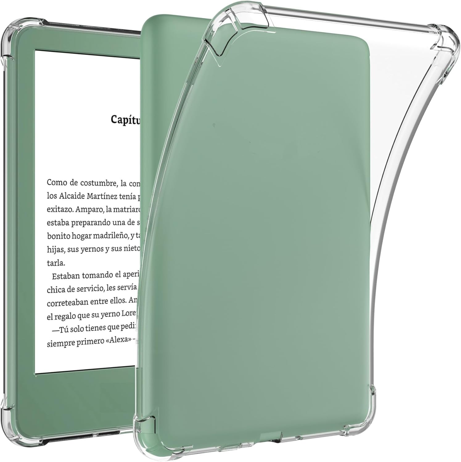 Capa Transparente para Kindle Basic 6.0″ 11ª Geração 2024 e 2022 – TPU Macio, Antichoque, Slim e Antiarranhões (Não compatível com Paperwhite/Oasis)