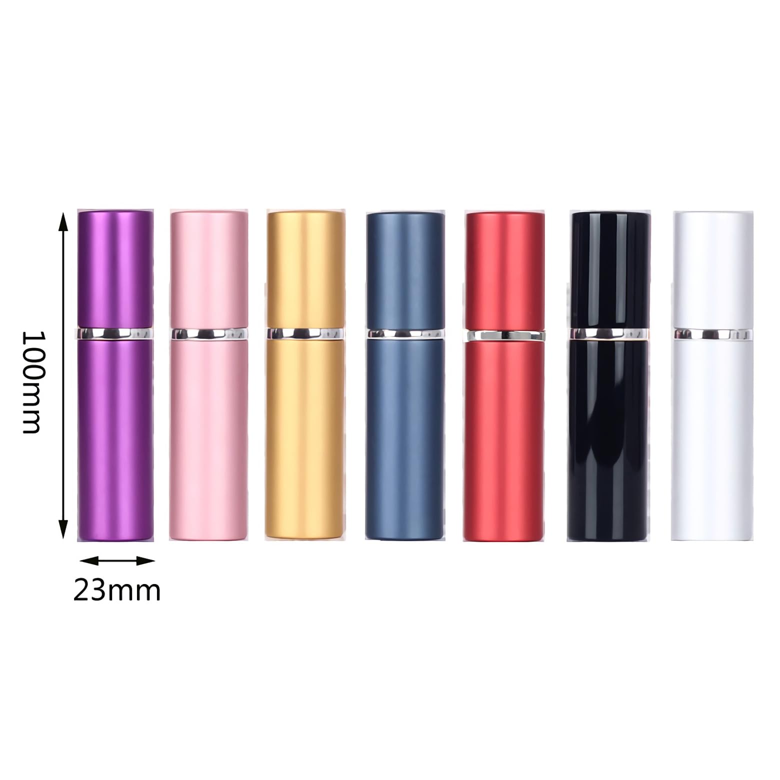 28 Pezzi 10ml Vuoto Vetro e Alluminio Cilindrico Bottiglie Atomizzatore di Profumo, Argento Flacone Spray di Fragranze per Viaggiare Festa Appuntamento per Vita Quotidiana+ 6 x imbuto