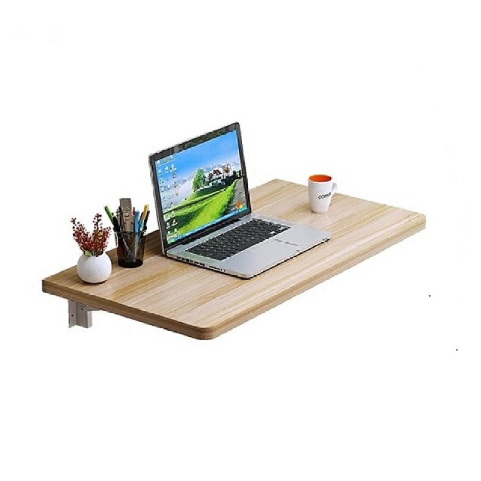 Bureau flottant rabattable, petite table de salle à manger peu encombrante
