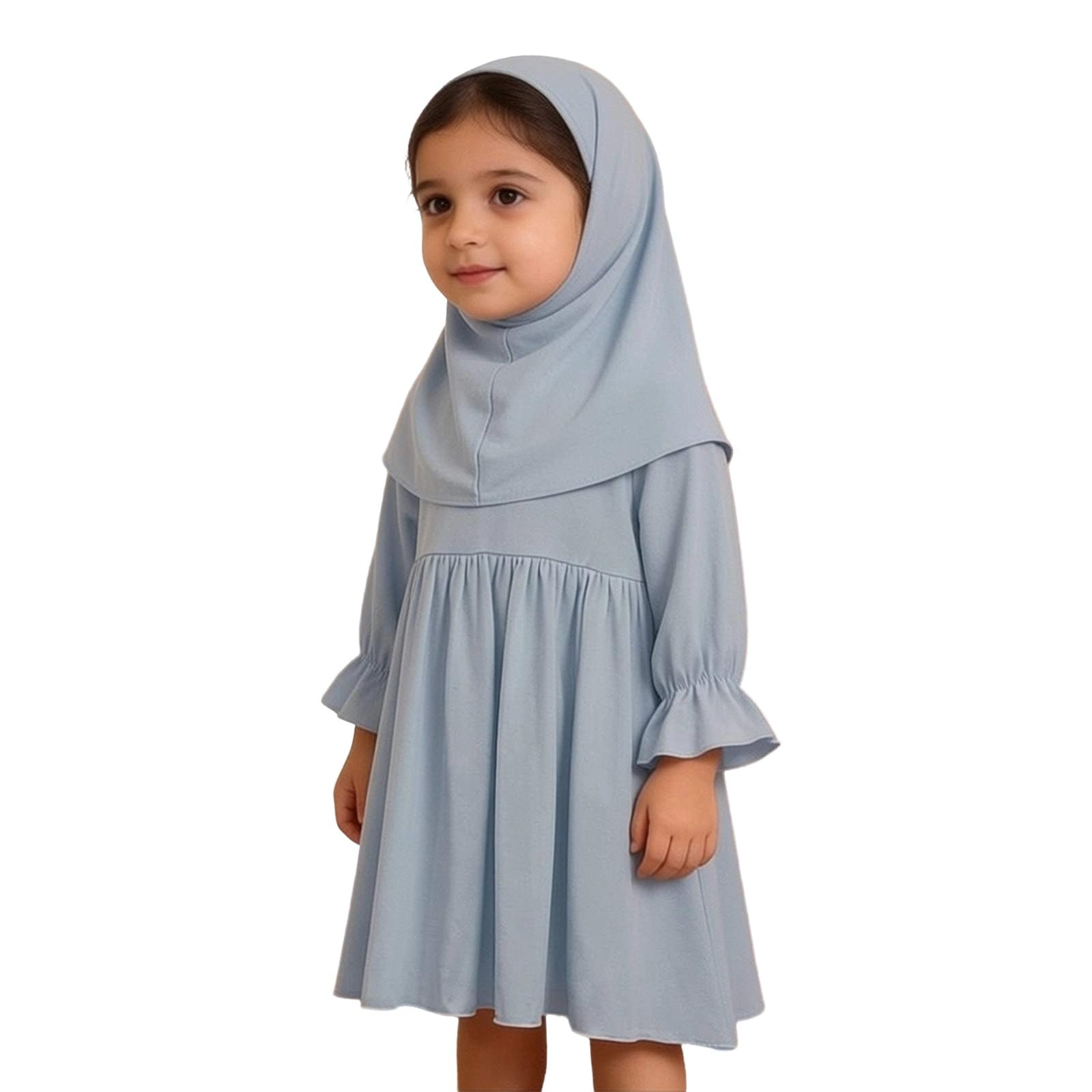 VIVICOLOR Abito Da Preghiera Islamico Musulmano Da Donna Abito Hijab A Figura Intera Abito Da Preghiera Dubai A Due Pezzi Abito Turco A Copertura Totale 58794744