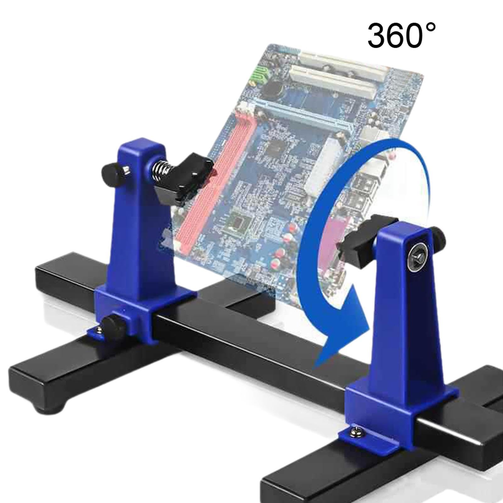 Soporte para Placas de Circuito Impreso con Rotación de 360°, 48 X 17 X 12,5 Cm, Resistente, Multiusos, con Abrazadera Y Rango de Sujeción de 0 a 400