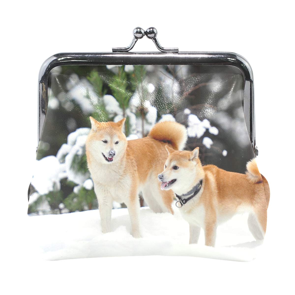 LIANCHENYIFoxes in Winter Coin Wallets Mini Purse for Womens Girls Ladies