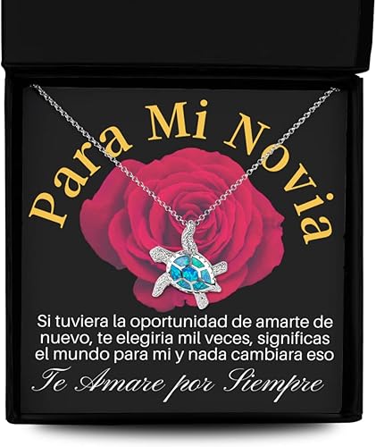 Cadena para novia con mensaje personalizado, Regalo de aniversario de boda o navidad, collara para enamorada