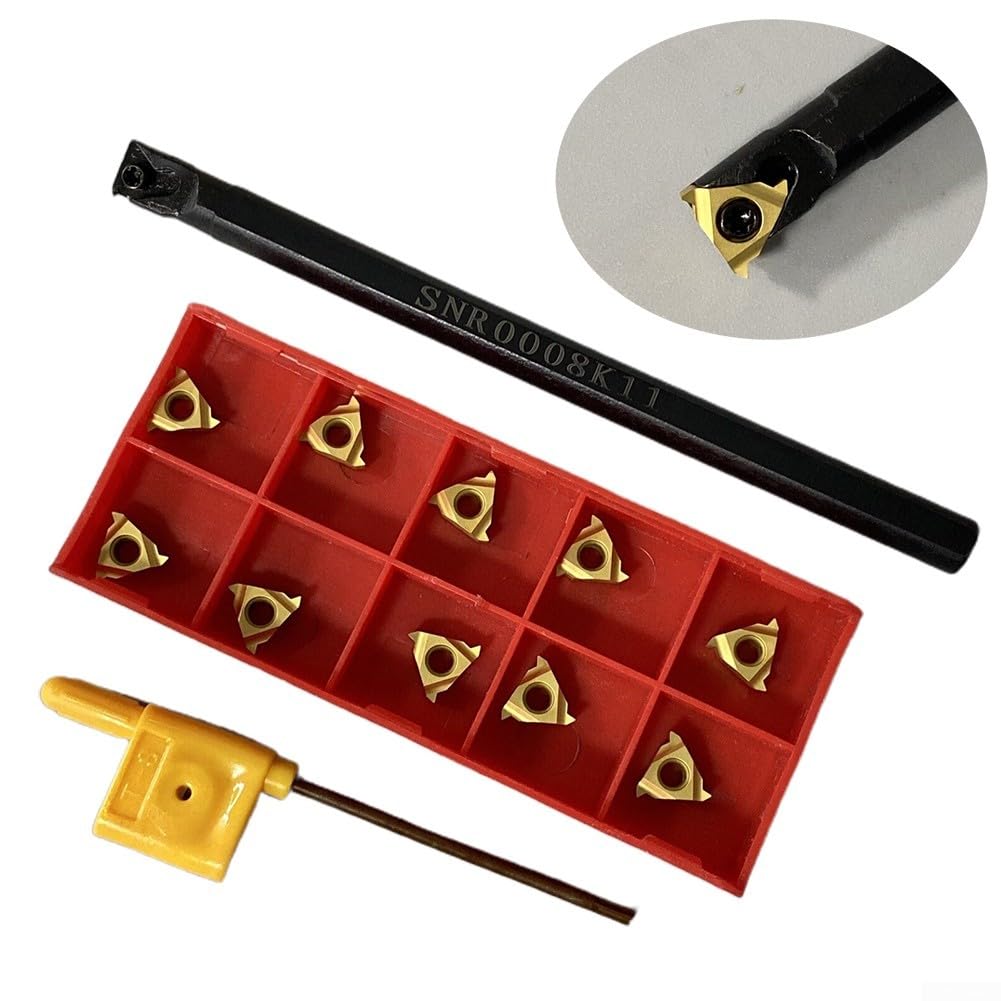 ZYWUOY SNR0008K11 Barre d'alésage pour porte-outil de tournage, forte résistance, clé T8