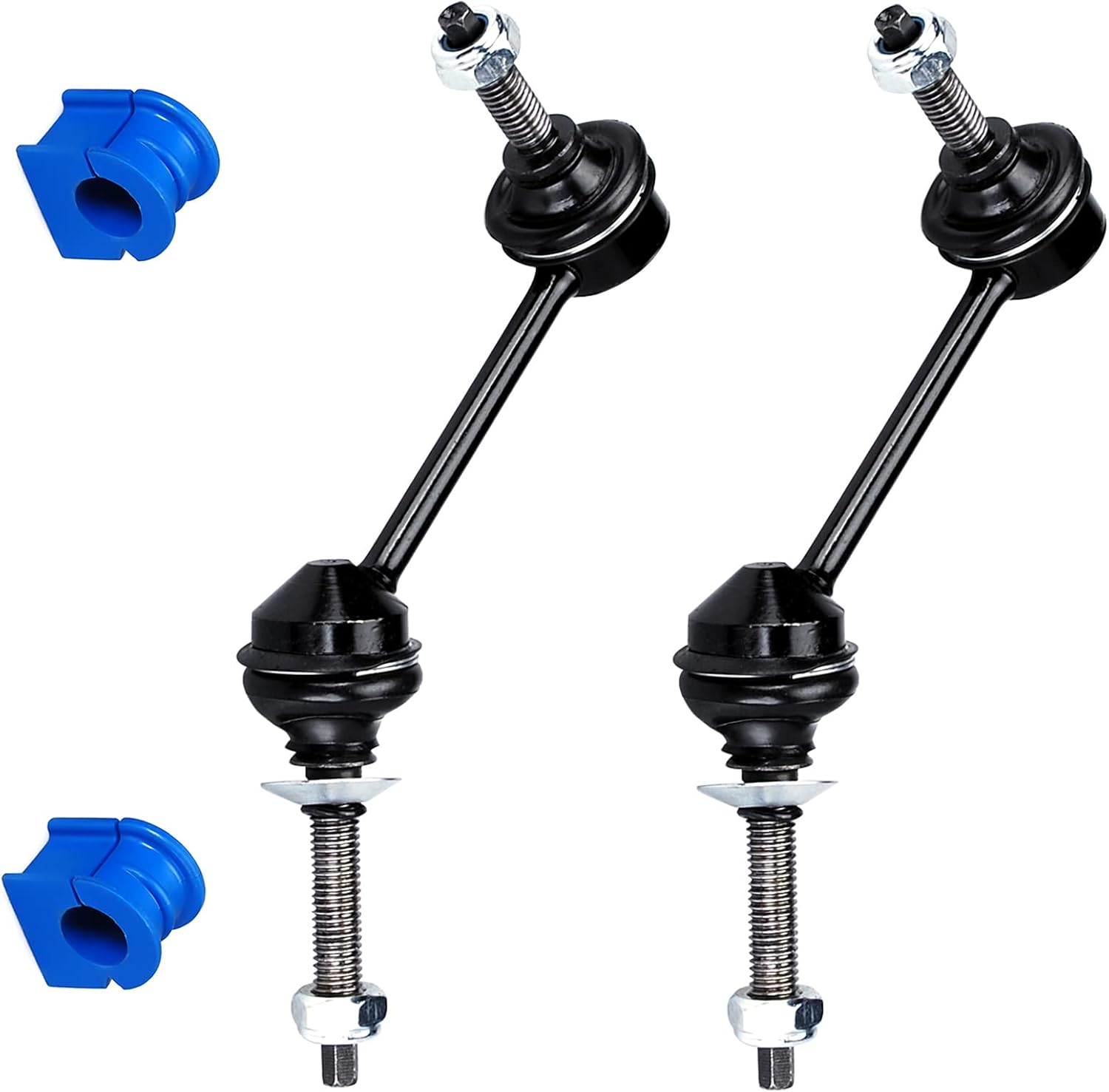 Front Sway Bar Link and Bushing Kit for Jeep Liberty 2002 2003 2004 2005 2006 2007, K7391 K200161 Front Stabilizer Bar Link and Stabilizer Bar Bushing Kit- 4pc Set
