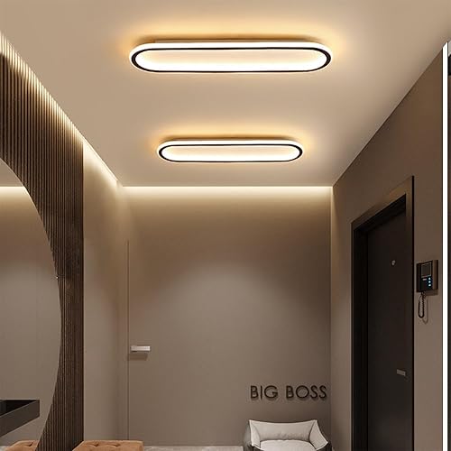 SIAMZYWV Lustre LED, Plafonnier LED en Aluminium, 3 Couleurs, 3 000 K/4 000 K/6 