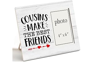 4x6 Walnut Picture Frame - Perfect Gift for Cousins on Any Occasion