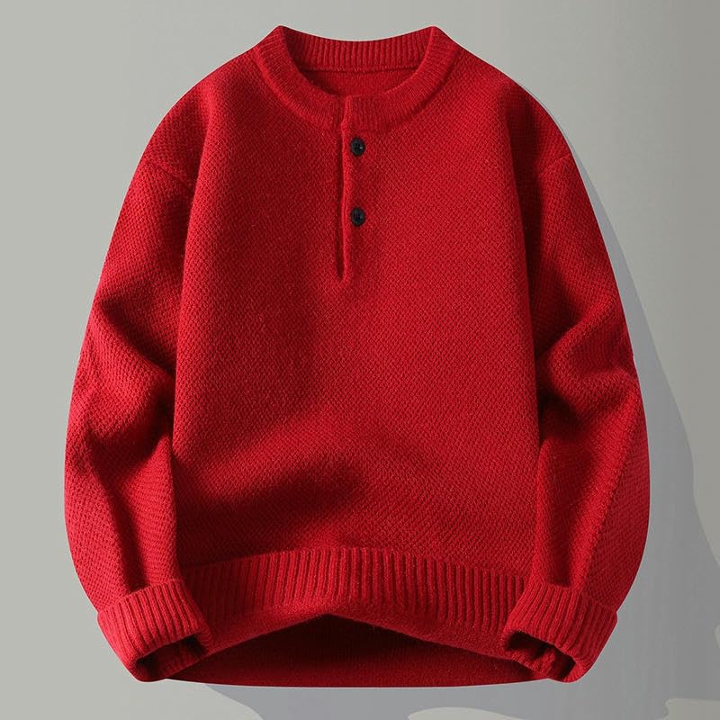 Pull à manches longues pour homme en maille tendance de qualité supérieure