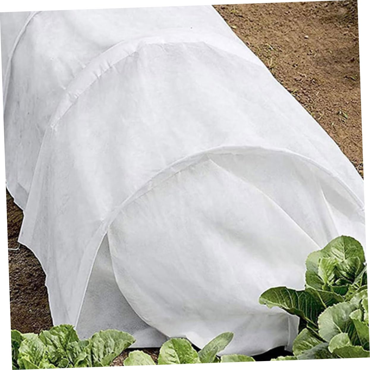 BESTonZON Winterschutzpflanzenvlies Weiß Dickes Frostschutzvlies Pflanzenschutz Winter Frostschutz für Jungpflanzen Rosen Tomaten Kübelpflanzen Garten