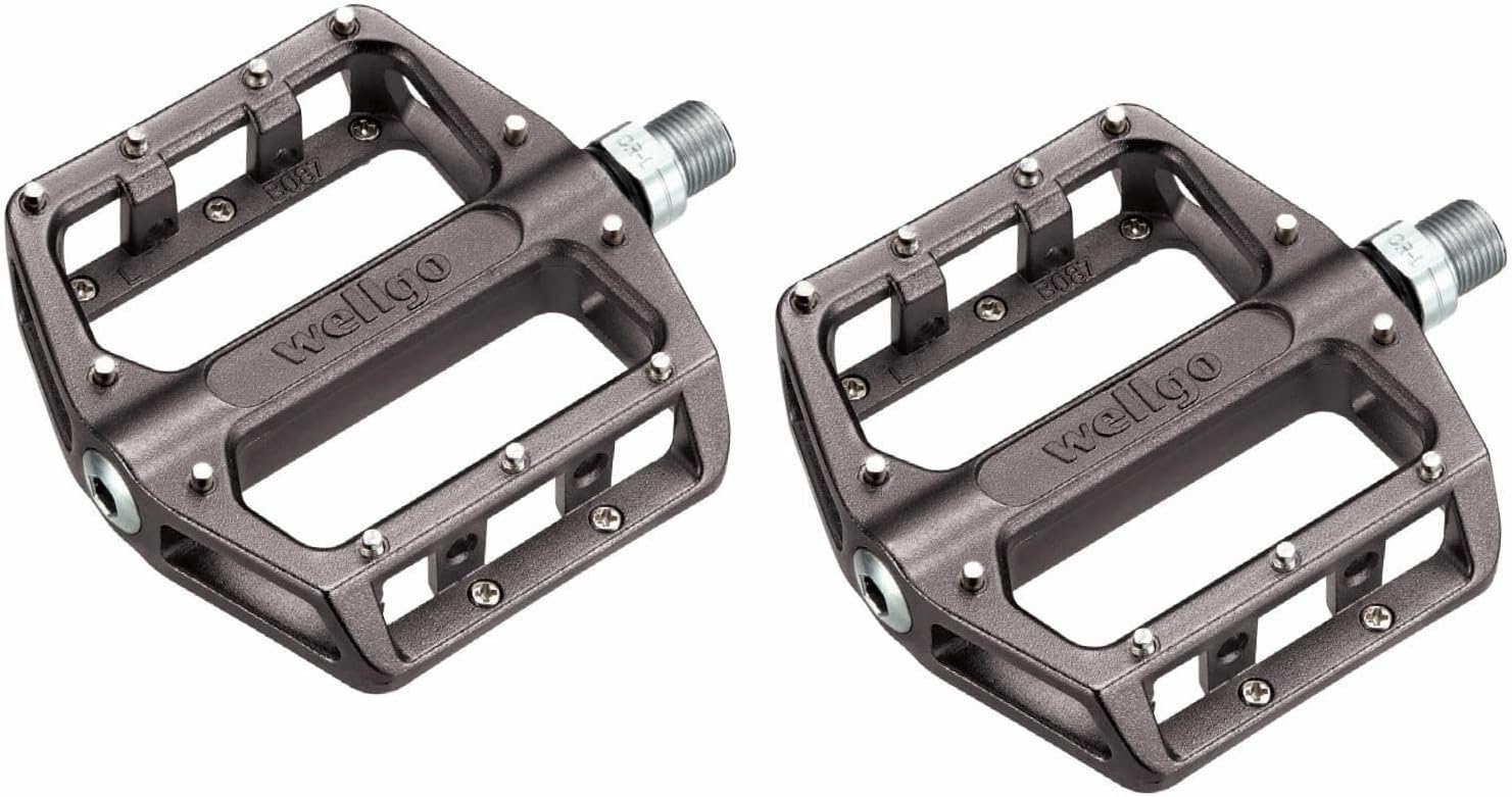 WellgoB087U 9/16" Alloy Platform BMX/ATB Pedal - Silver