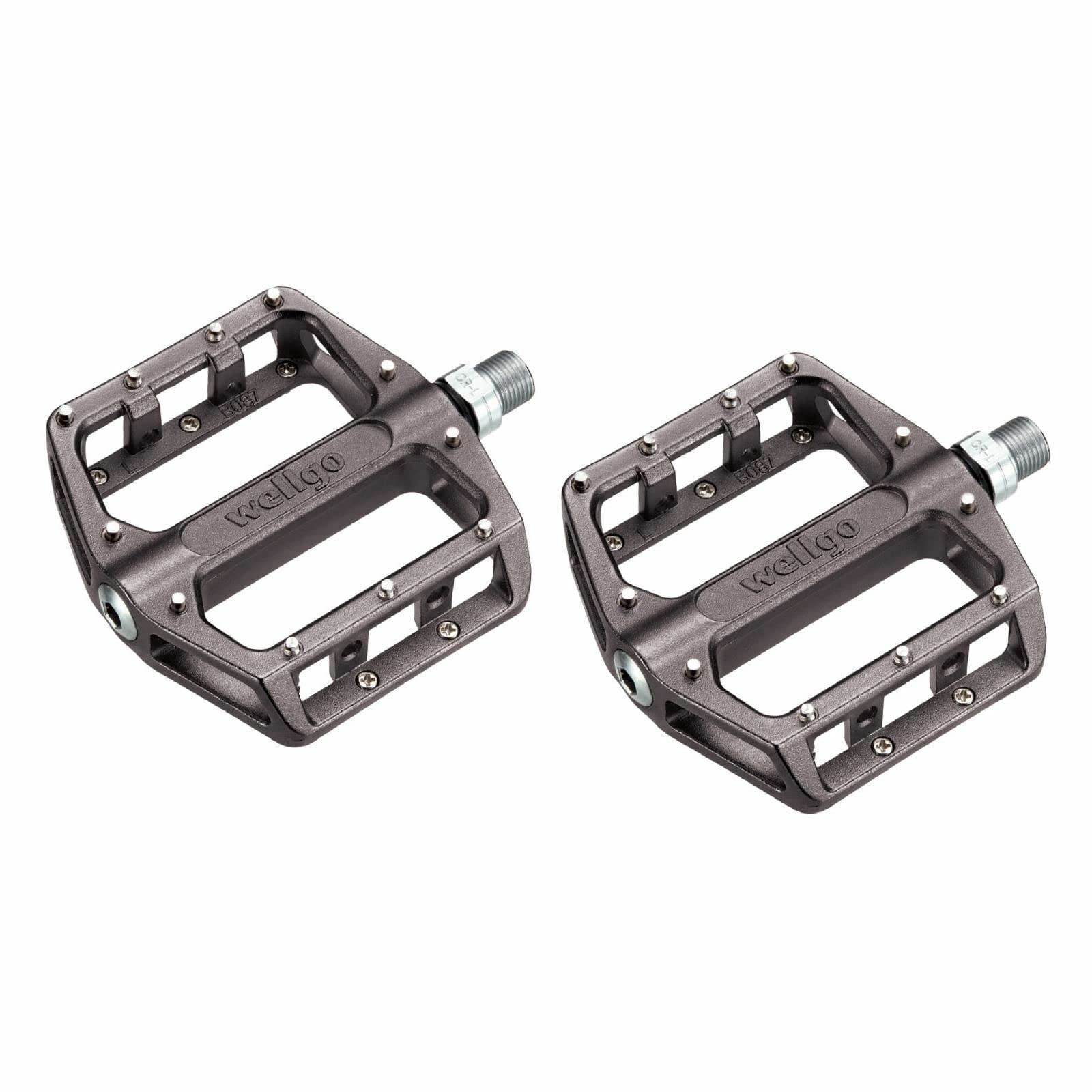 Wellgo B087U 9/16" Alloy Platform BMX/ATB Pedal - Silver