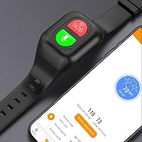 SPORTARC 4G Okosóra Időseknek - Esésérzékelő, GPS Helymeghatározás, Vérnyomás és Pulzusmérő, Egészségfigyelő Funkciókkal 7