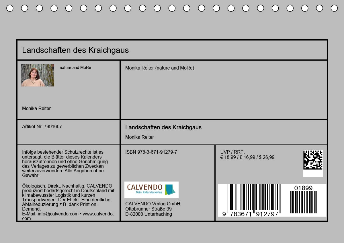 Landschaften des Kraichgaus (Tischkalender 2021 DIN A5 quer): Streuobstwiesen, Weinberge und Hohlwege prägen die Landschaft des Kraichgaus (Geburtstagskalender, 14 Seiten ) (CALVENDO Natur)